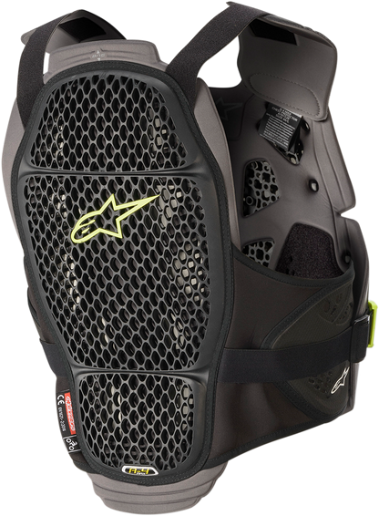 ALPINESTARS A-4 Max Chest Guard - Black/Anthracite/Yellow Fluo - M/L 67015201155M/L