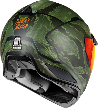 ICON Domain™ Helmet - Tiger's Blood - Green - XS 0101-14923