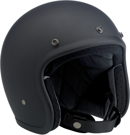BILTWELL Bonanza Helmet - Flat Black - XS 1001-201-201