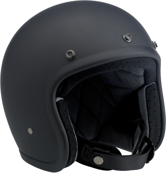 BILTWELL Bonanza Helmet - Flat Black - XS 1001-201-201