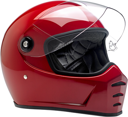 BILTWELL Lane Splitter Helmet - Gloss Blood Red - Large 1004-837-104