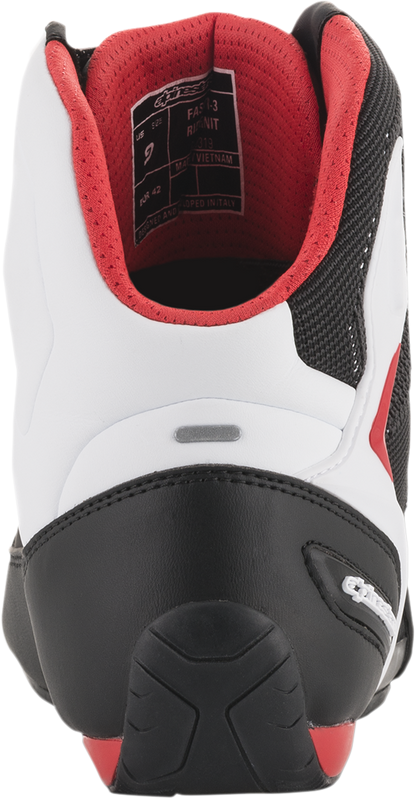 ALPINESTARS Faster-3 Rideknit® Shoes - Black/White/Red - US 13 2510319123-13