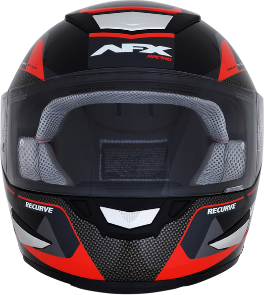 AFX FX-99 Helmet - Recurve - Black/Red - Medium 0101-11112