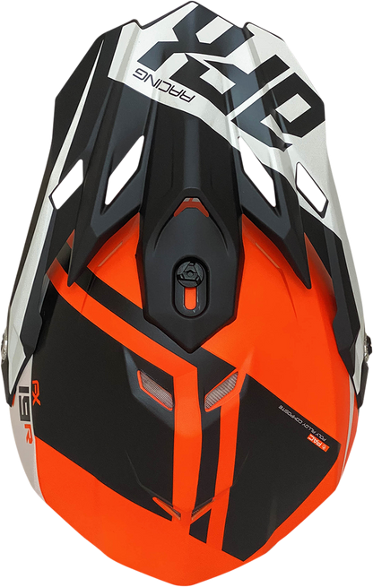 AFX FX-19R Helmet - Racing - Matte Orange - Medium 0110-7084