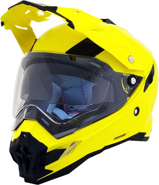 AFX FX-41DS Helmet - Hi-Vis Yellow - Medium 0110-3774