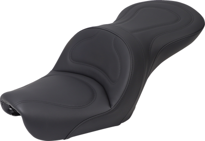 SADDLEMEN Seat - Explorer - Without Backrest - Stitched - Black - FXD '04-'05 804-04-0291
