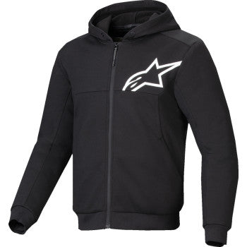 IN STOCK ALPINESTARS Chrome v2 Sport Hoodie - Black/White - 2XL 4200325-12-2XL