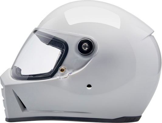 BILTWELL Lane Splitter Helmet - Gloss White - Large 1004-104-504