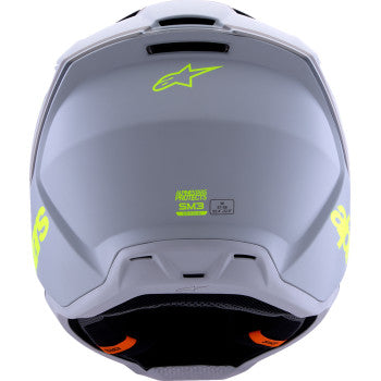 ALPINESTARS SM3 Helmet - Radium - Matte Gray/Black/Yellow Fluo - XL 8300826-9510-XL