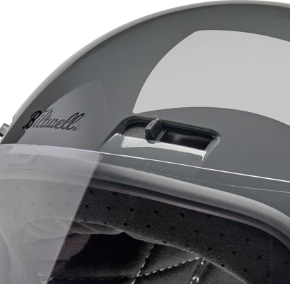 BILTWELL Gringo SV Helmet - Gloss Storm Gray - Medium 1006-109-503