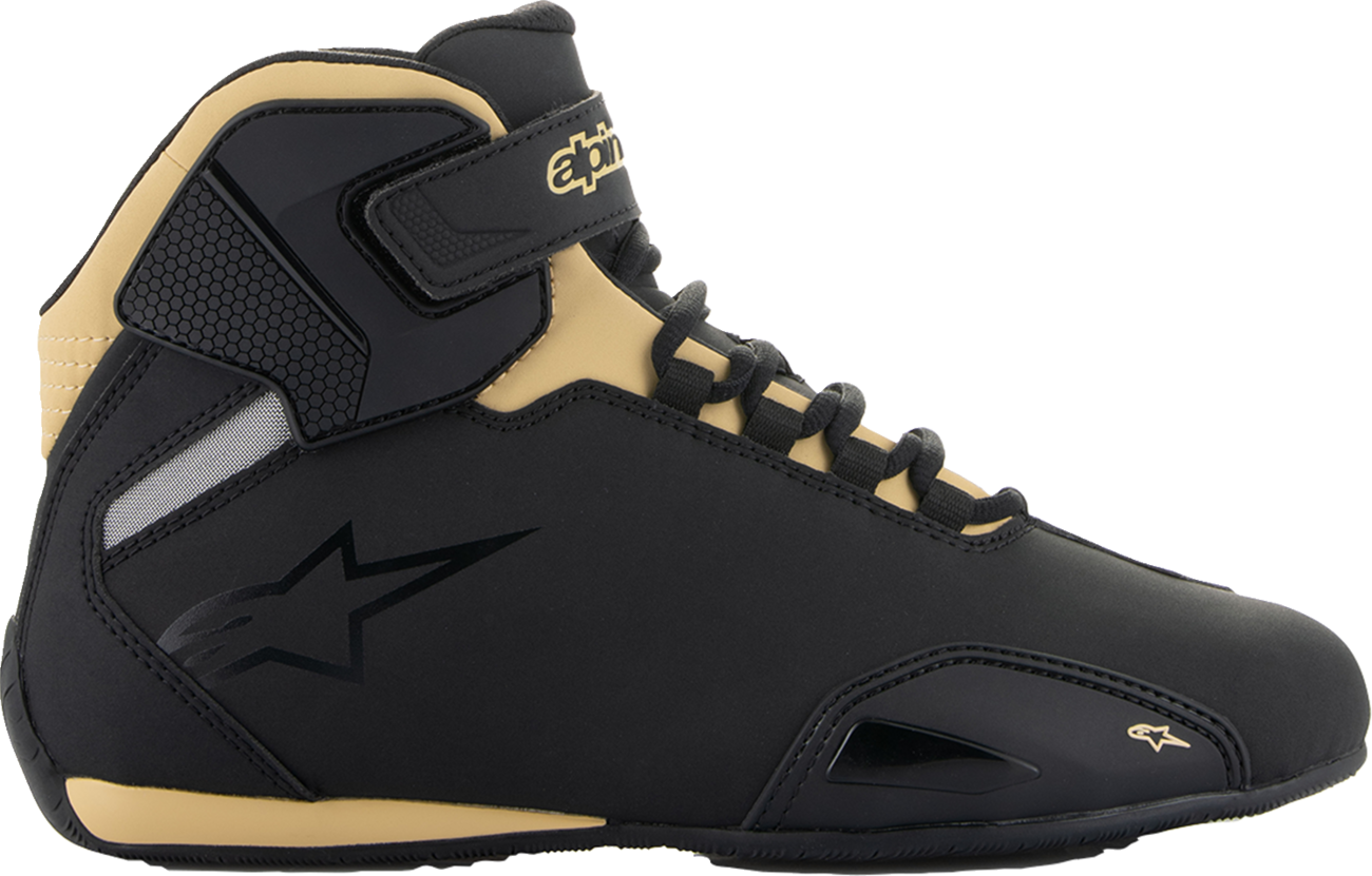 ALPINESTARS Women's Sektor Shoes - Black/Champagne - US 10.5 2515719-1090-10.5