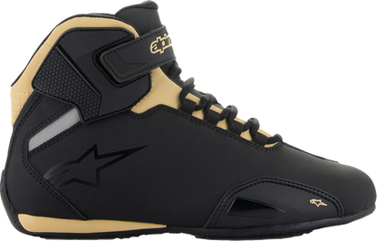 ALPINESTARS Women's Sektor Shoes - Black/Champagne - US 10 2515719-1090-10