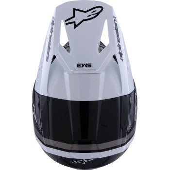 ALPINESTARS SM3 Helmet - Radium - Gloss Black/White/Gray - Small 8300826-1546-S