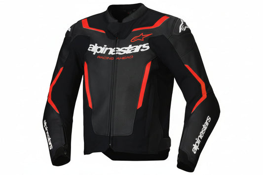 IN STOCK OPEN BOX ALPINESTARS Jacket Lthr Gp Force Air Flo Blk/Rd Fl 48 3100326-1030-48