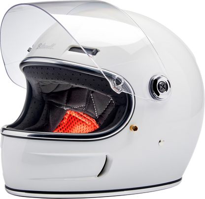 BILTWELL Gringo SV Helmet - Gloss White - Small 1006-104-502