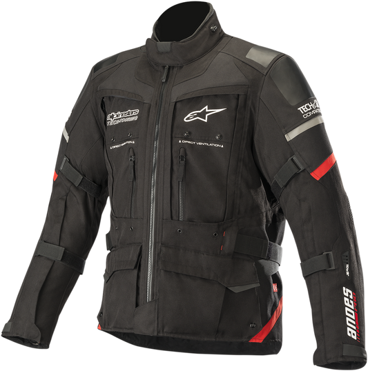 ALPINESTARS Andes Pro Drystar® Jacket - Black/Red- Large 3207119-13-L