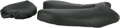 SADDLEMEN Gel Channel Track Carbon Fiber Sport Seat - Black - R6 0810-Y117