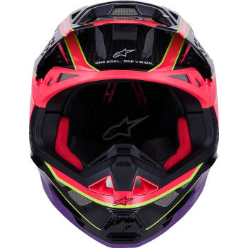 ALPINESTARS Supertech M10 Helmet - MIPS® - Era - Gloss Pink/Violet/Yellow Fluo - XL 8301223-3145-XL