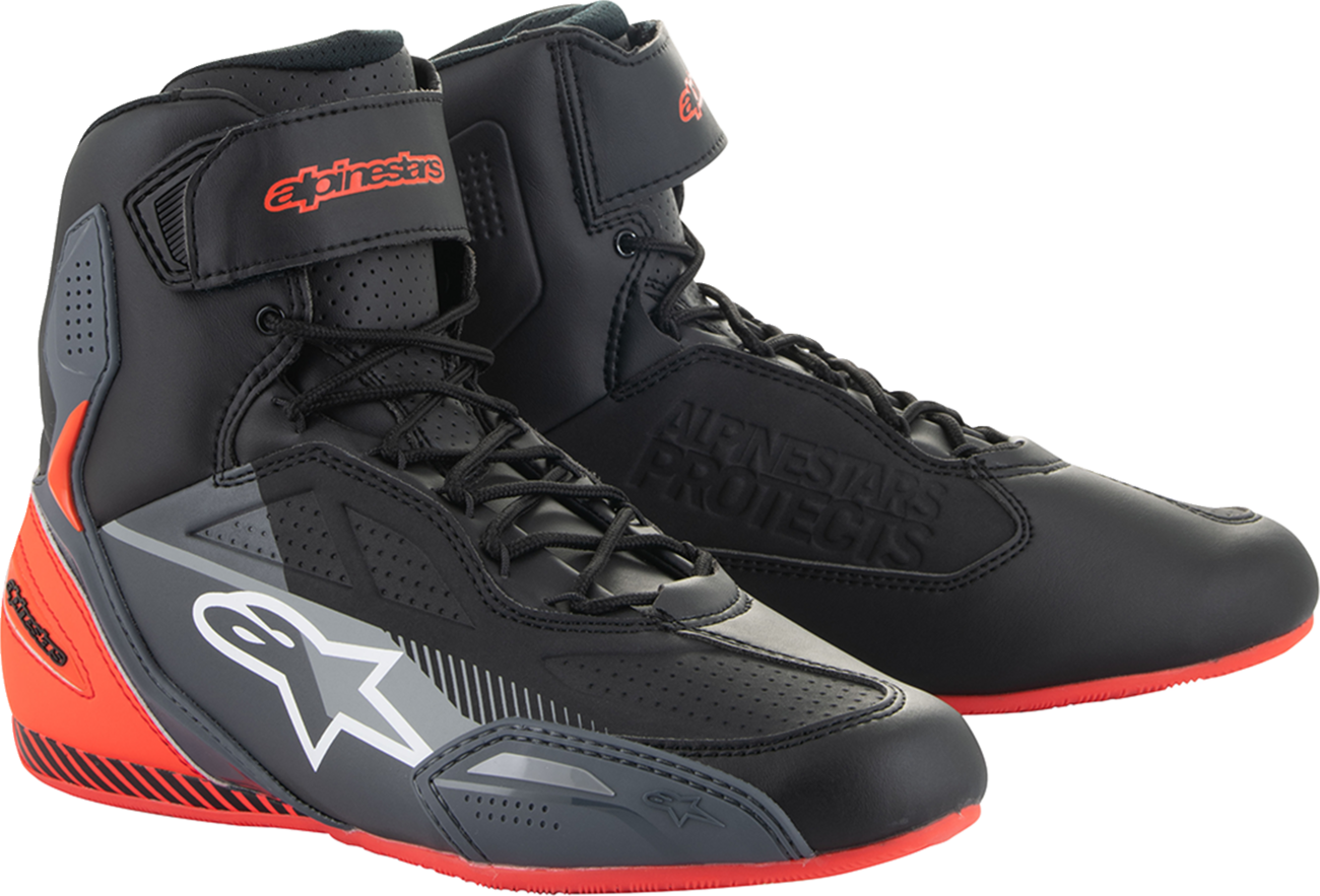 ALPINESTARS Faster-3 Shoes - Black/Gray/Red - US 12.5 2510219-1130-12.5