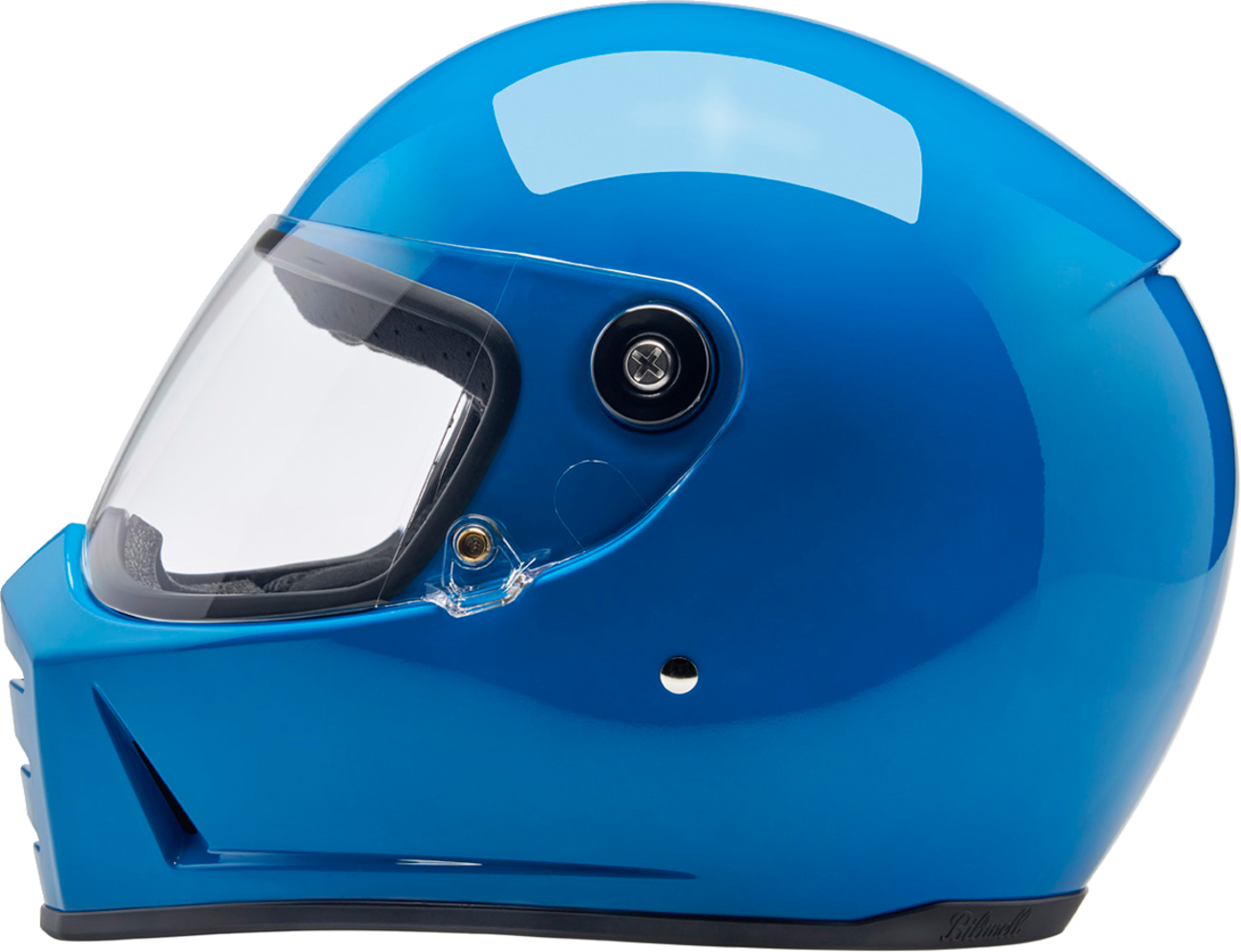 BILTWELL Lane Splitter Helmet - Gloss Tahoe Blue - XS 1004-129-501