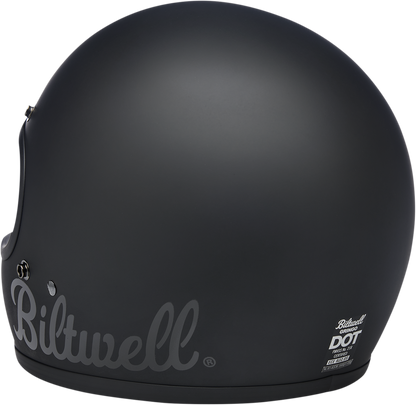 BILTWELL Gringo Helmet - Flat Black Factory - Small 1002-638-102