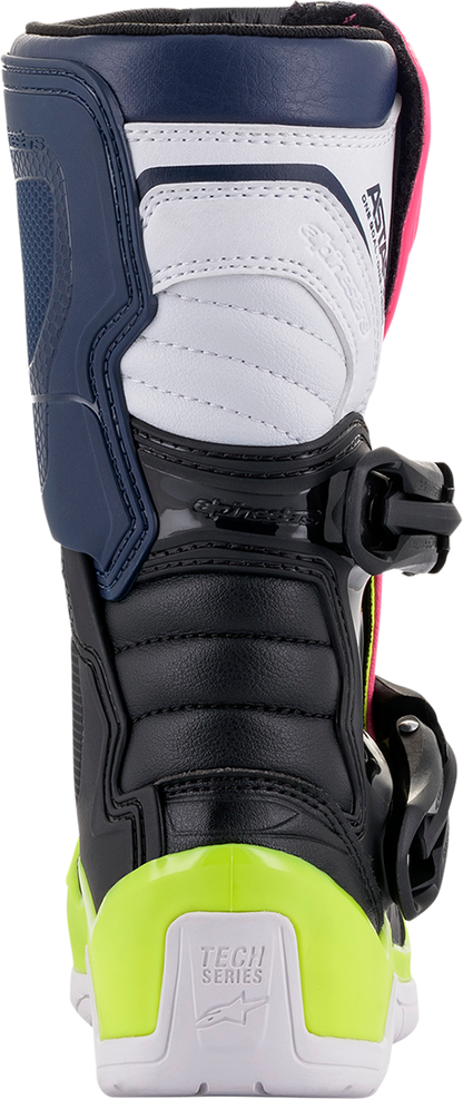 ALPINESTARS Tech 3S Boots - Black/Blue/Pink - US 1 2014518-1176-1