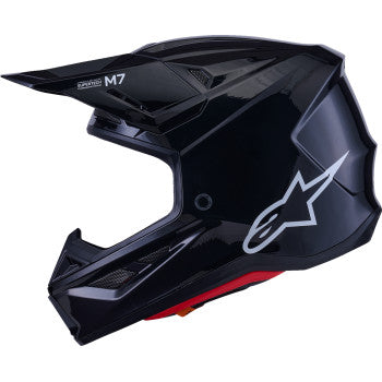 ALPINESTARS SM7 Helmet - Solid - Gloss Black - Small 8301426-1180-S