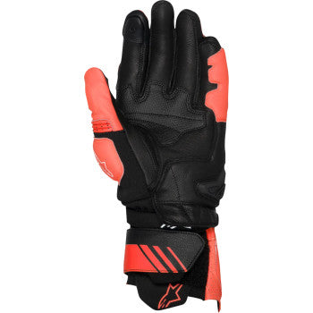 ALPINESTARS GP Plus R V3 Leather Gloves - Bright Red/Fluo Red/Black - XL 3550825-3097-XL