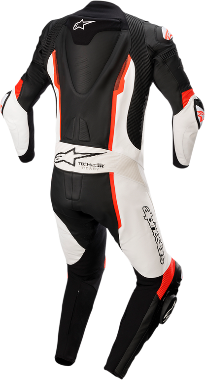 ALPINESTARS Missile v2 - 1-Piece Suit - Black/White/Red Fluorescent - US 42 / EU 52 3150122-1231-52