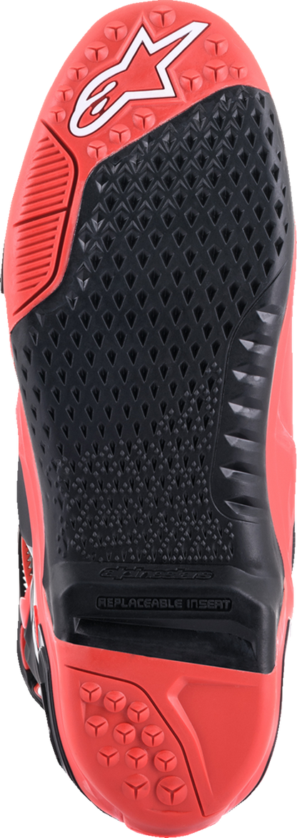 ALPINESTARS Tech 10 Boots - Black/Red Fluorescent - US 7 2010020-1030-7