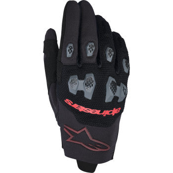 ALPINESTARS Pro-Dura Gloves - Black/Bright Red - Medium 3560425-1303-M