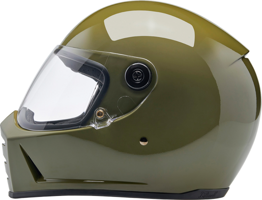 BILTWELL Lane Splitter Helmet - Gloss Olive Green - 2XL 1004-154-506
