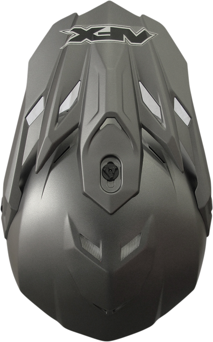 AFX FX-19R Helmet - Frost Gray - XL 0110-7055