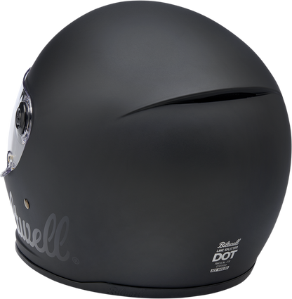 BILTWELL Lane Splitter Helmet - Flat Black Factory - Small 1004-638-102