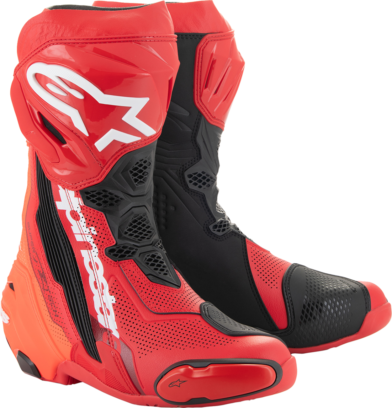 ALPINESTARS Supertech R Vented Boots - Red - US 8/EU 42 2220121-3029-42