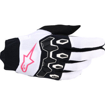 ALPINESTARS Stella Full Bore V2 Gloves - White/Fluo Pink/Black - Small 3580126-2064-S