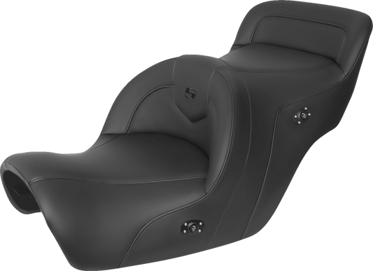 SADDLEMEN Heated Roadsofa Seat - Without Backrest - Black H88-07-187HCT