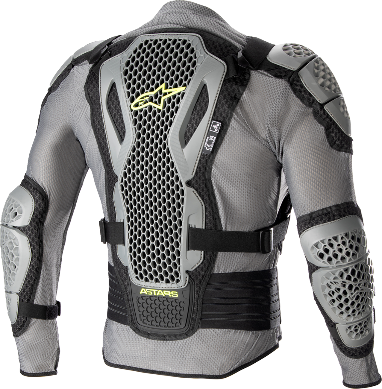 ALPINESTARS Bionic Action V2 Protection Jacket - Gray/Black/Yellow - 2XL 6506823-915-2X