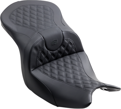SADDLEMEN Seat - Roadsofa - Without Backrest - Full Lattice Stitch - Black H18-07-182