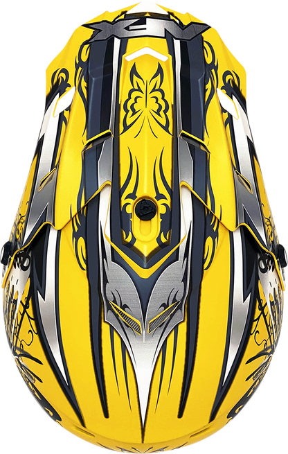 AFX FX-17Y Helmet - Butterfly - Matte Yellow - Small 0111-1393