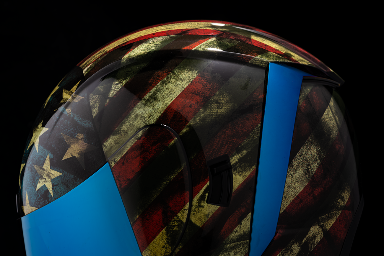 IN STOCK ICON Airform™ Helmet - Old Glory - XS 0101-14782