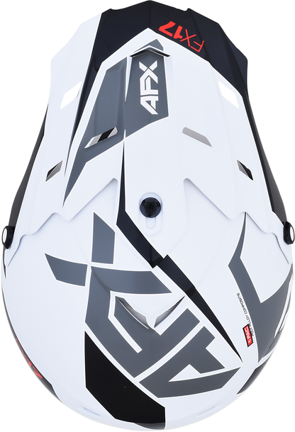 AFX FX-17 Helmet - Aced - Matte White/White - 2XL 0110-6498