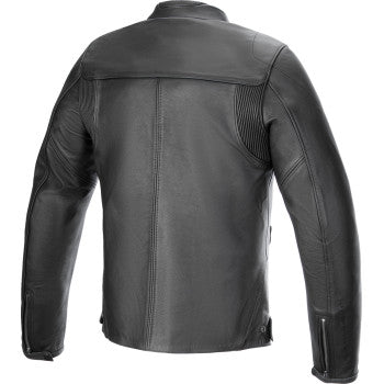 ALPINESTARS Blacktrack Leather Jacket - Black - Large 3103824-1100-L
