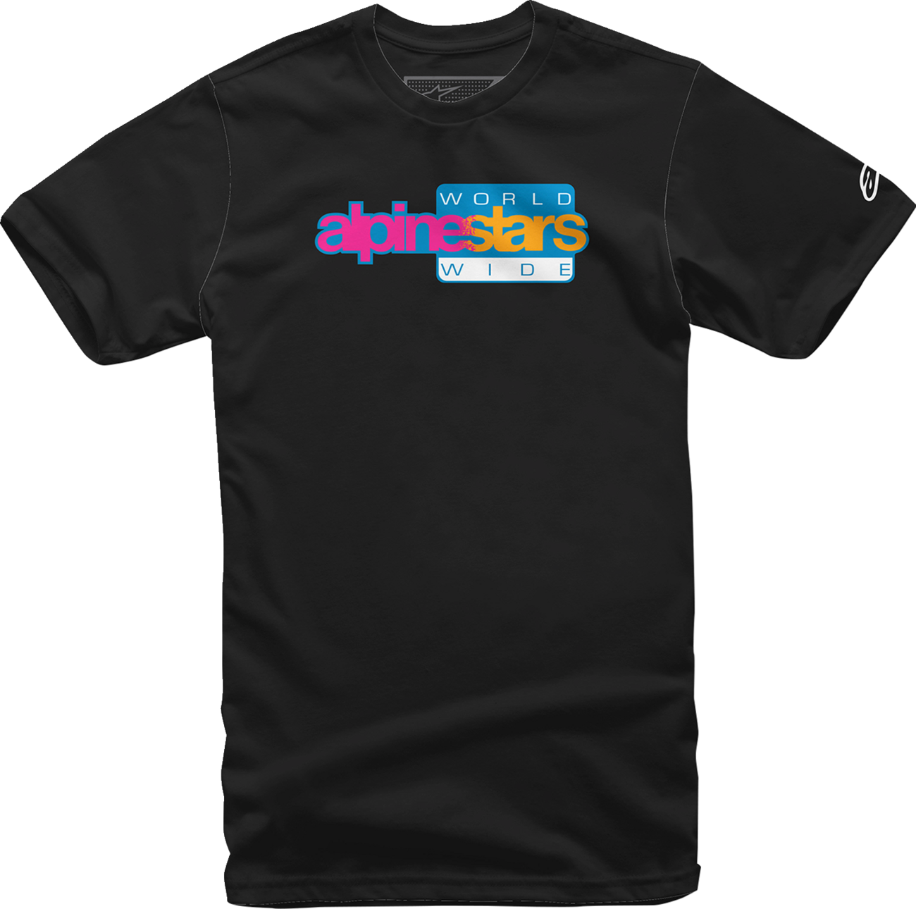 ALPINESTARS World Wide Again T-Shirt - Black - Medium 1232-72236-10-M