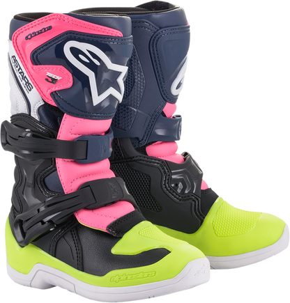 ALPINESTARS Tech 3S Boots - Black/Blue/Pink - US 11 2014518-1176-11