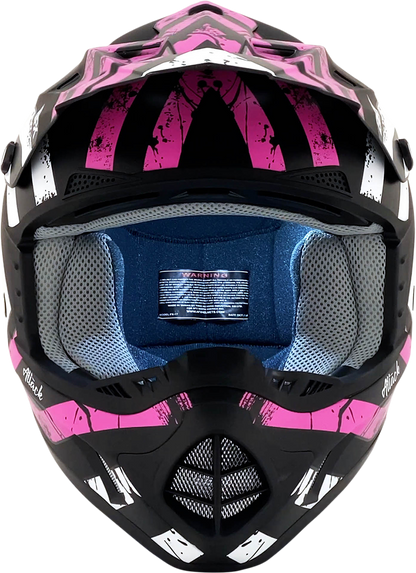 AFX FX-17 Helmet - Attack - Matte Black/Hi-Vis Yellow - XS 0110-7172