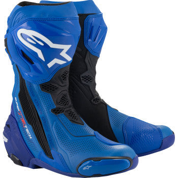 ALPINESTARS Supertech R Vented Boots - Blue/Black - US 10.5 / EU 45 2220121-713-45