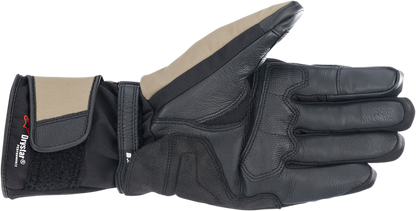 ALPINESTARS Denali Aerogel Drystar® Gloves - Black/Dark Khaki/Fluo Red - 3XL 3526922-1853-3X