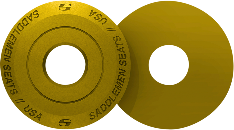 SADDLEMEN Fender Seat Washer - Gold 14707GD