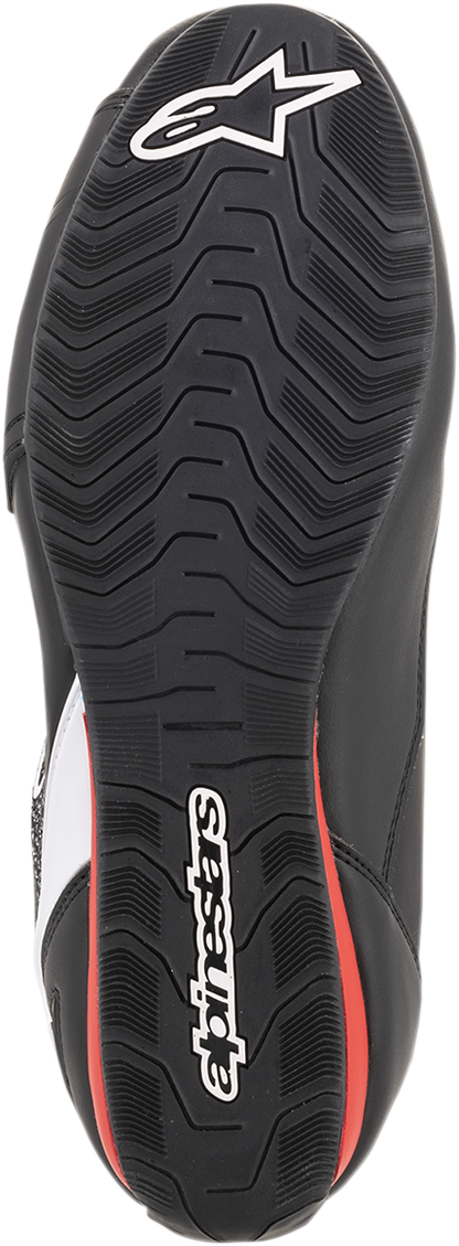 ALPINESTARS Faster-3 Rideknit® Shoes - Black/White/Red - US 10.5 2510319123-10.5
